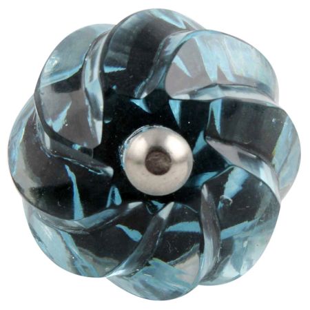 Water Interior Glass Cut Wine Stopper